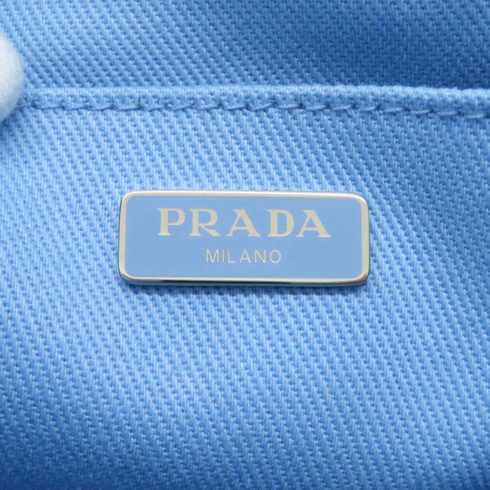 Prada 1BA343 Drill 2-Way Tote Bag Canvas Women's PRADA - Picture 6 of 16
